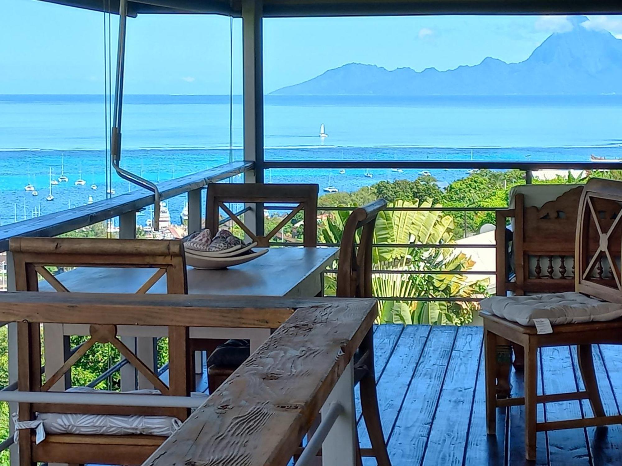 Marina Blue Fabuleux Appartement Vue Lagon Punaauia  Exteriör bild