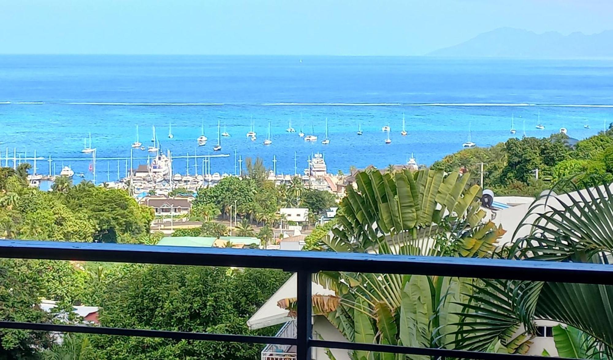 Marina Blue Fabuleux Appartement Vue Lagon Punaauia  Exteriör bild