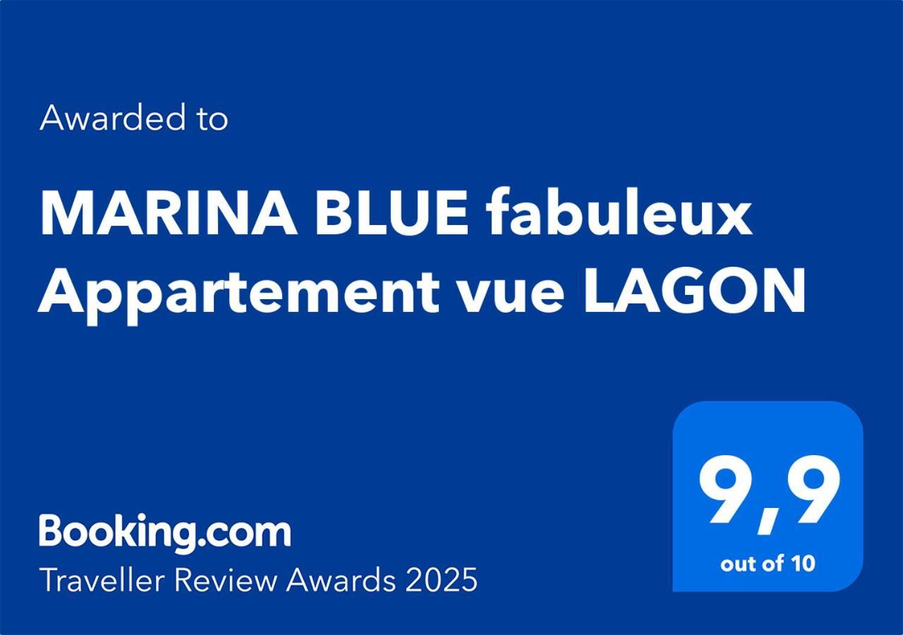 Marina Blue Fabuleux Appartement Vue Lagon Punaauia  Exteriör bild